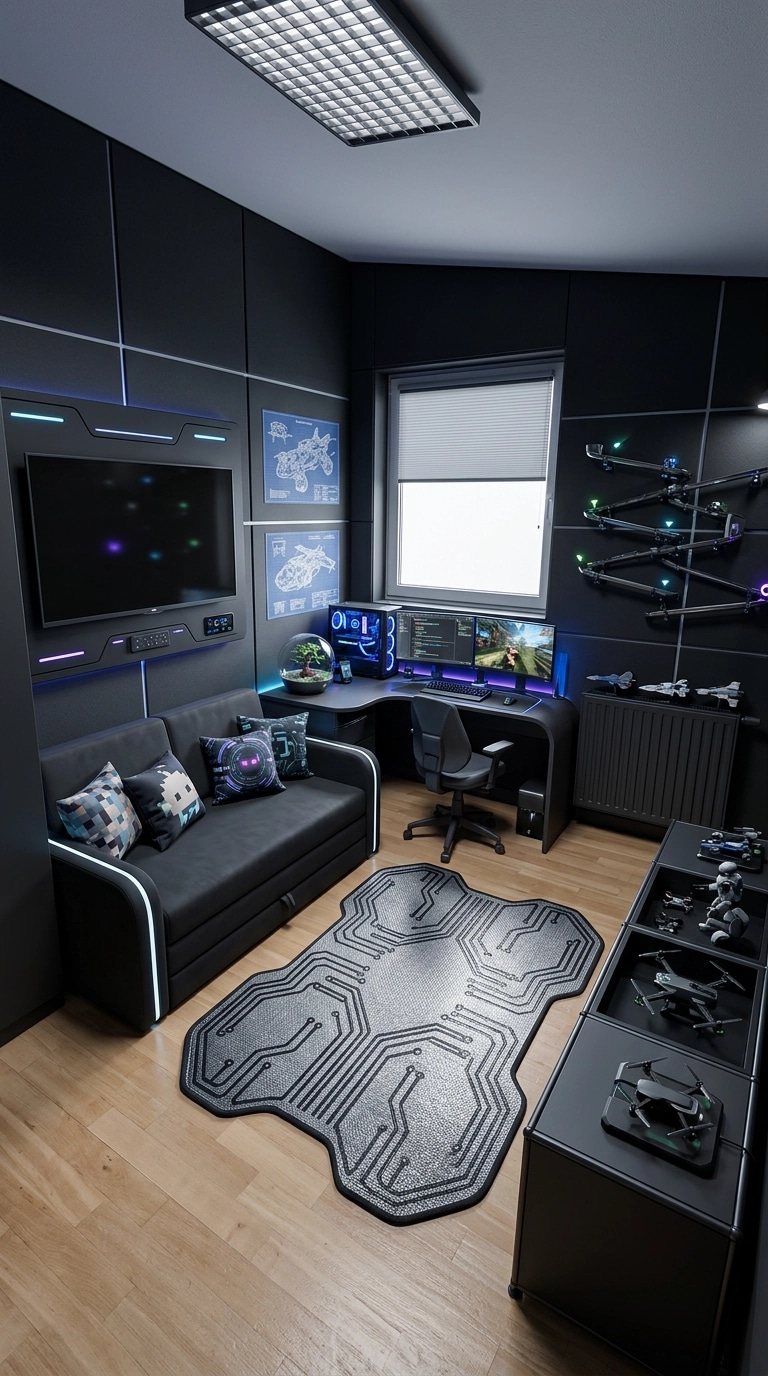 Blacktec Kids Room design — interior photo by GenRoom AI