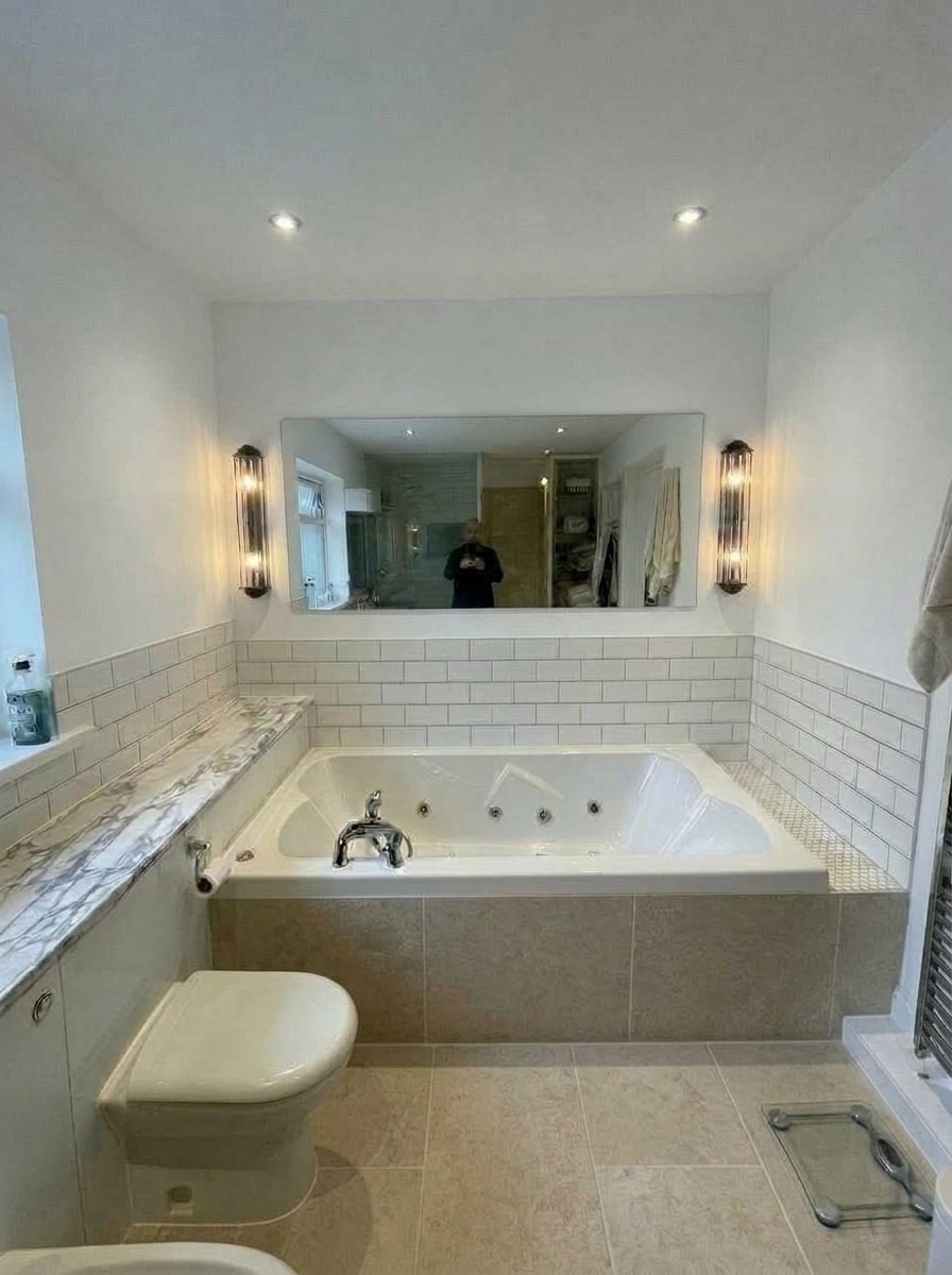 Bathroom interior in no_style style — photo by GenRoom AI