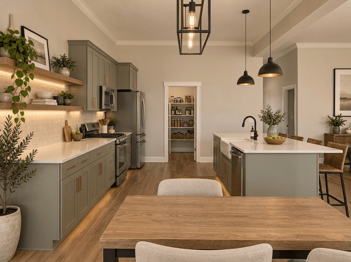 Contemporary Kitchen design — interior photo by GenRoom AI