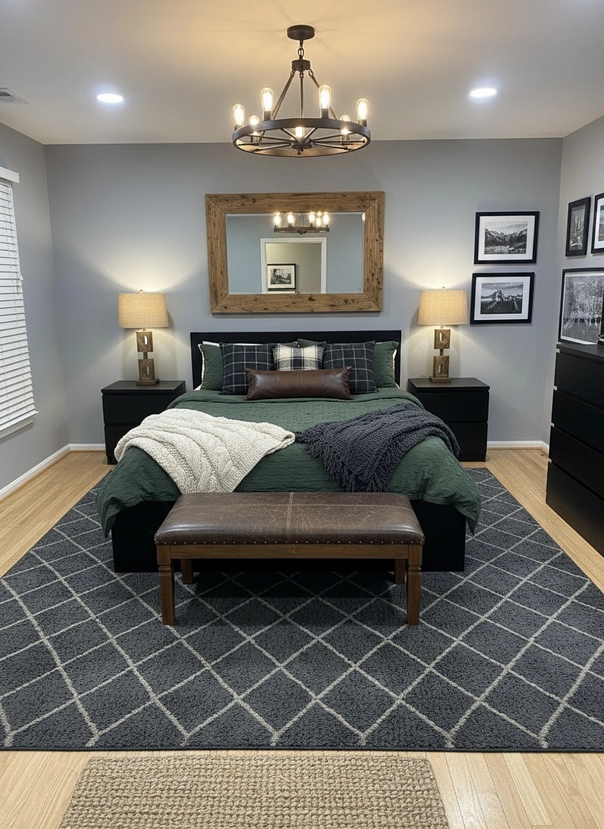 Interior design in Rustic style — Bedroom by GenRoom AI