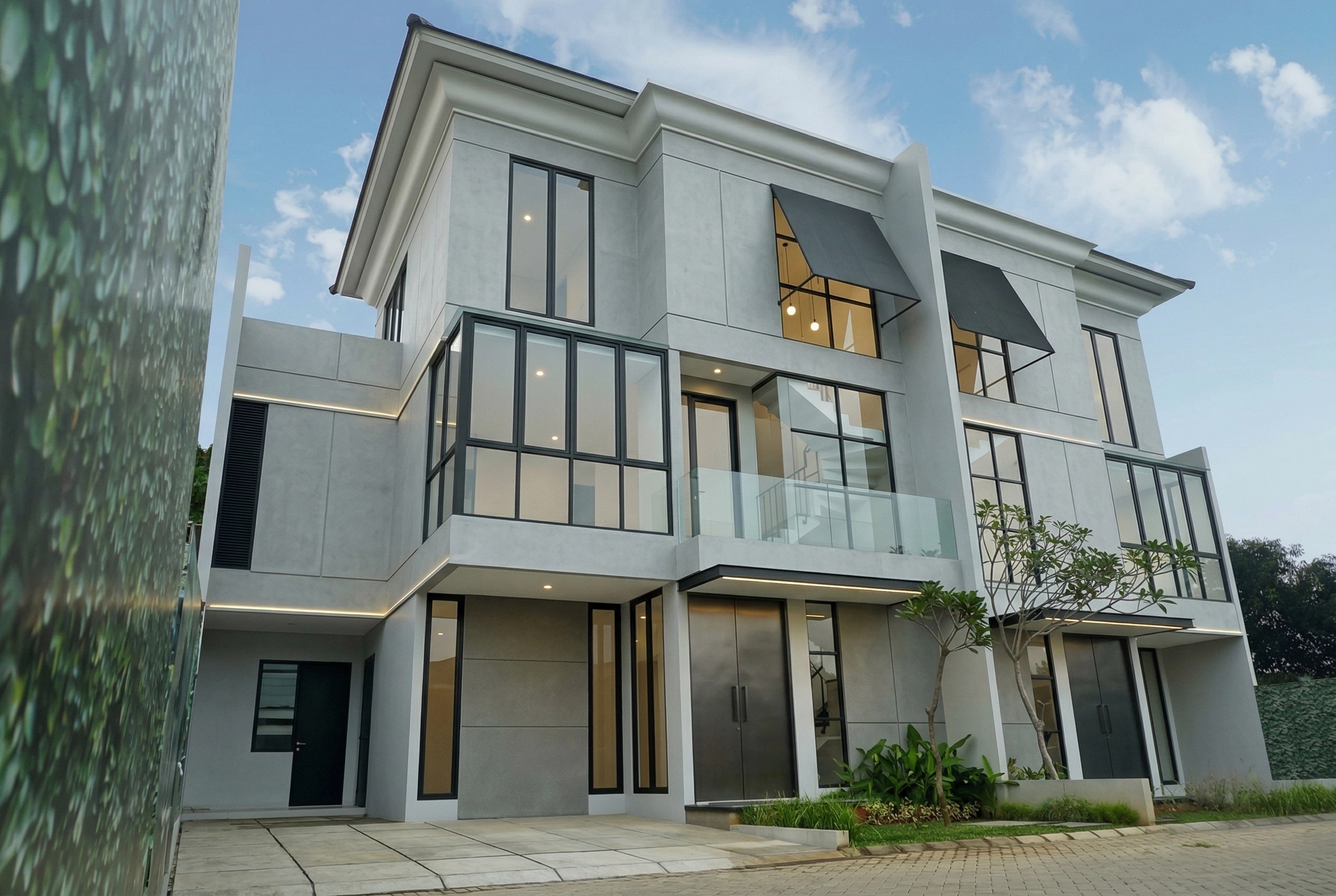 Facade design in Minimalist Facade style — photo by GenRoom AI