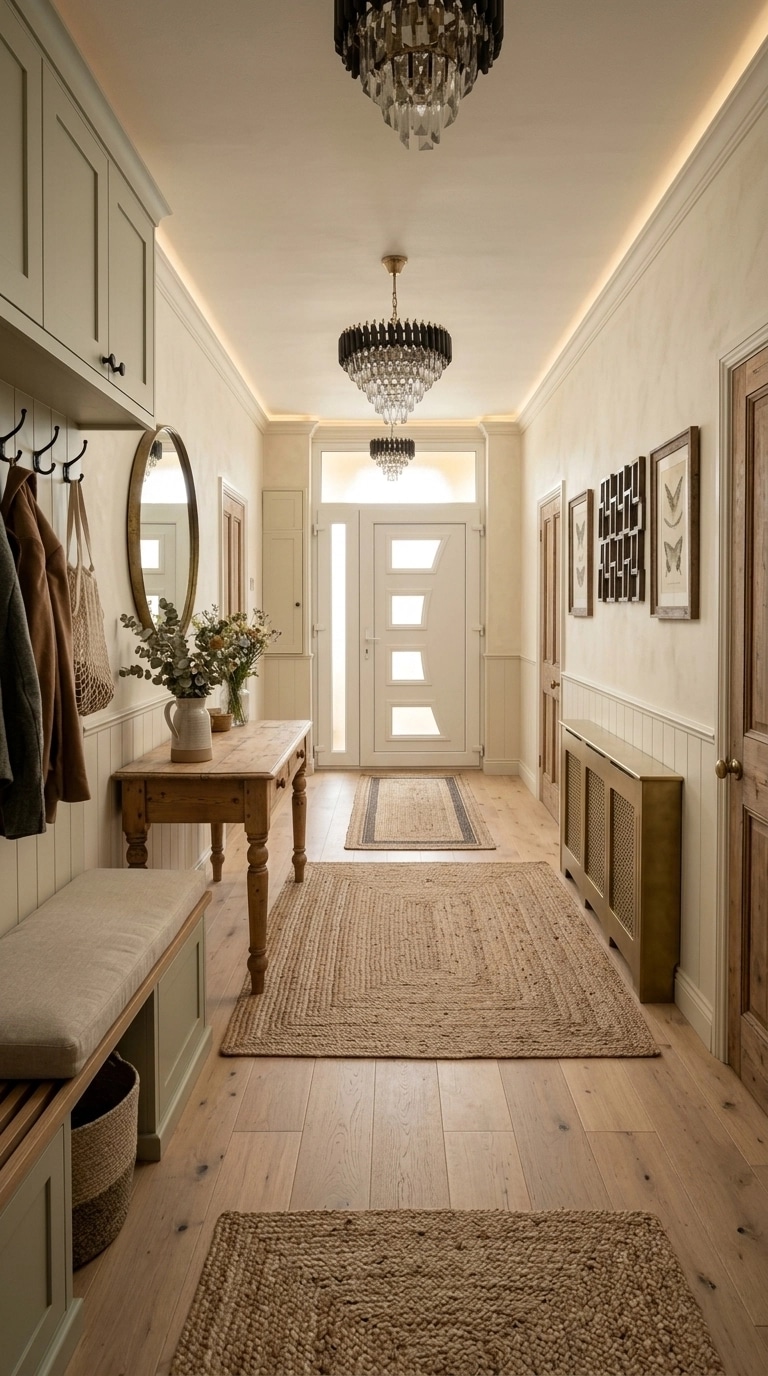 Interior design in Modern Farmhouse style — Hallway by GenRoom AI