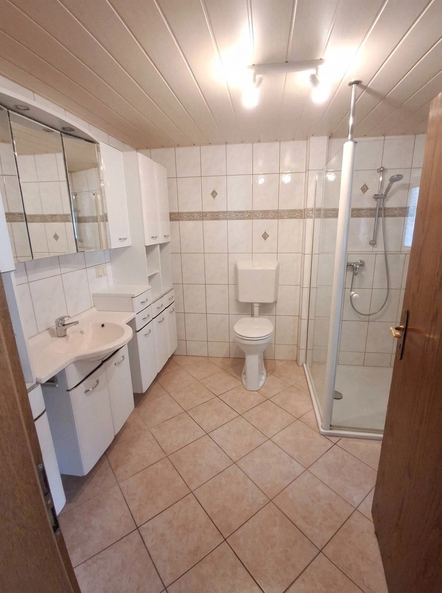 Bathroom interior in no_style style — photo by GenRoom AI