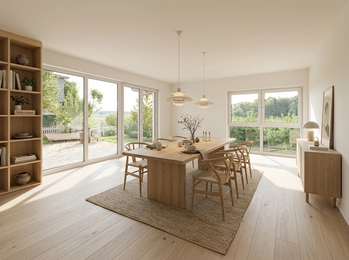 Interior design in Scandinavian style — dining_room by GenRoom AI