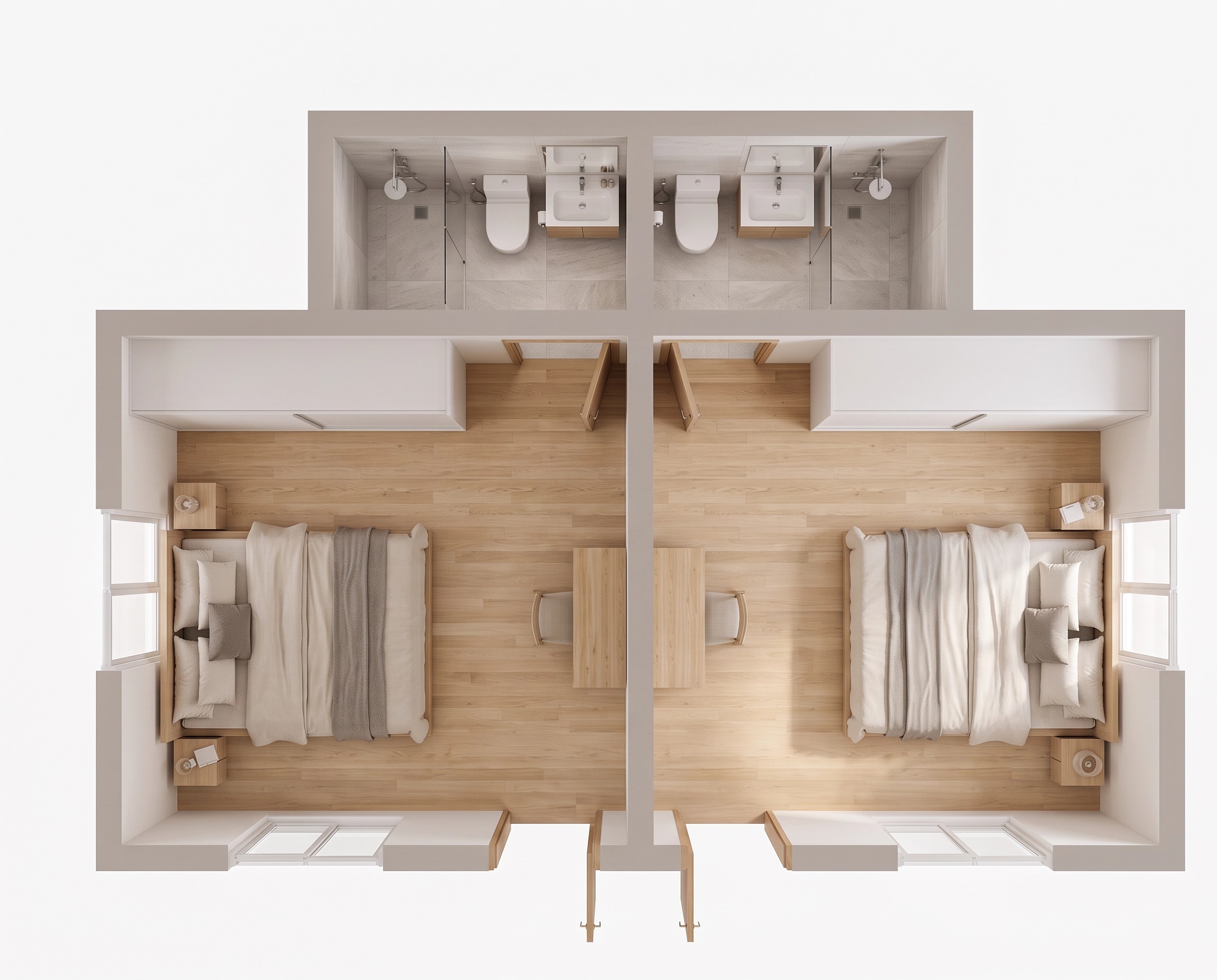 Interior design in Minimalism style — Living Room by GenRoom AI