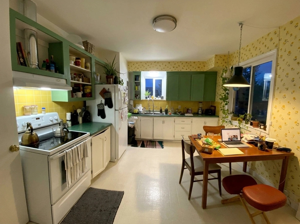 Kitchen interior in no_style style — photo by GenRoom AI