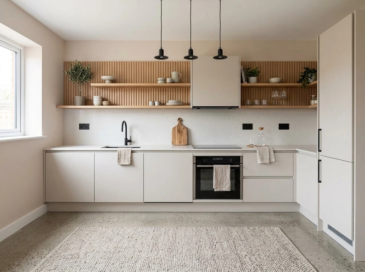 Scandinavian Dapur design — interior photo by GenRoom AI