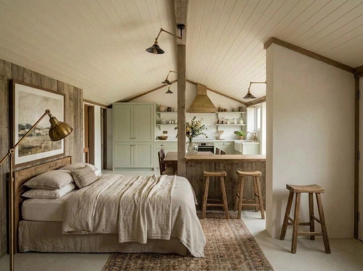 Modern Farmhouse Living Room design — interior photo by GenRoom AI
