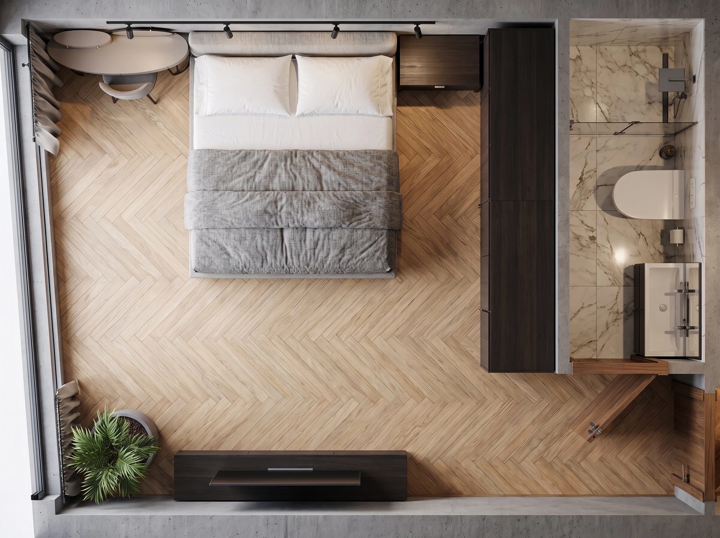 Interior design in Contemporary style — Living Room by GenRoom AI