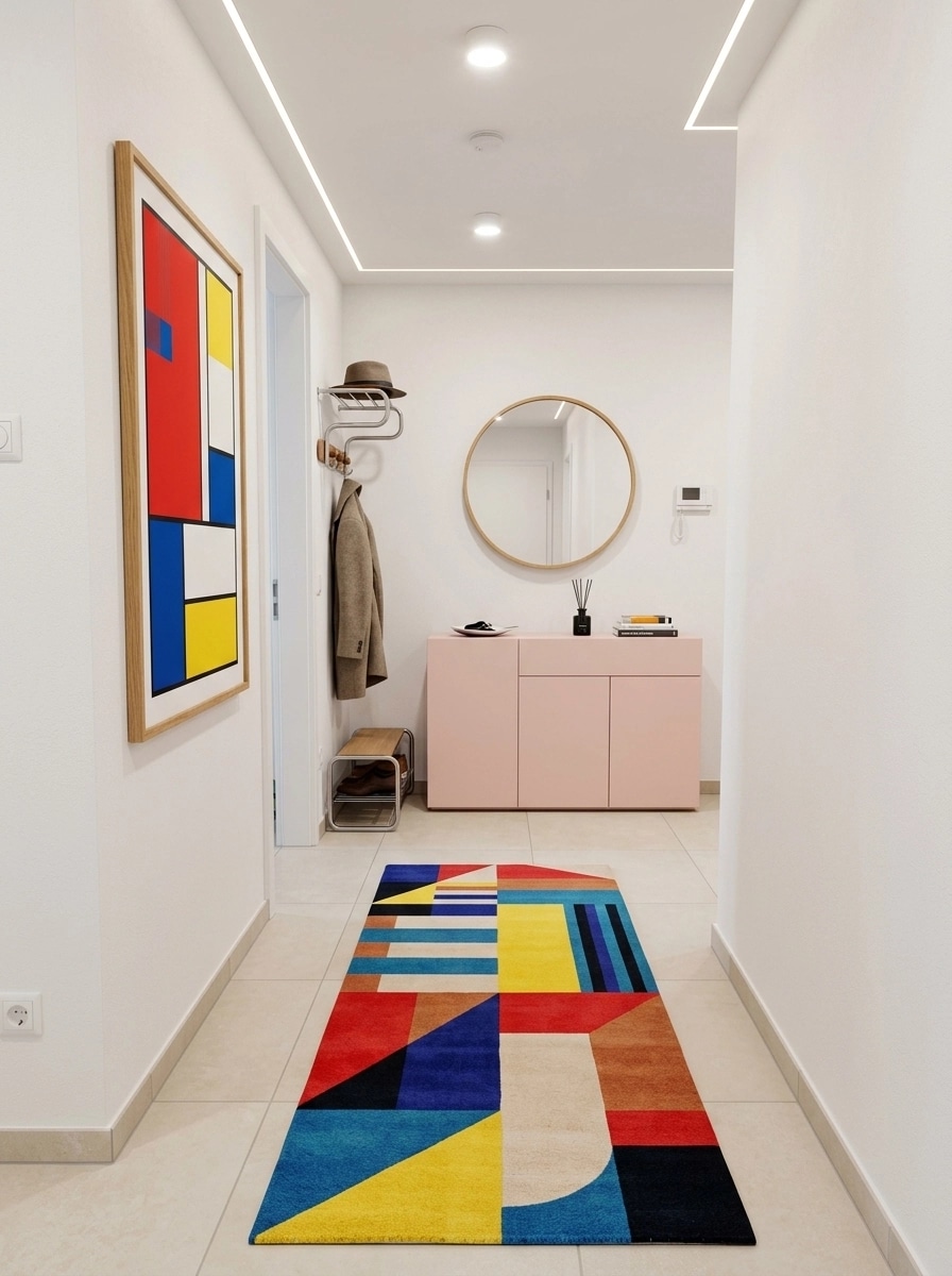 Interior design in Bauhaus style — Hallway by GenRoom AI
