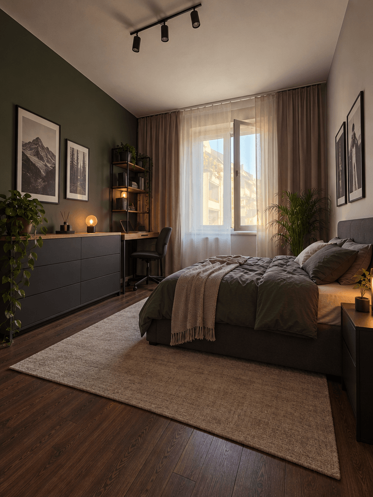 Contemporary Bedroom design — interior photo by GenRoom AI