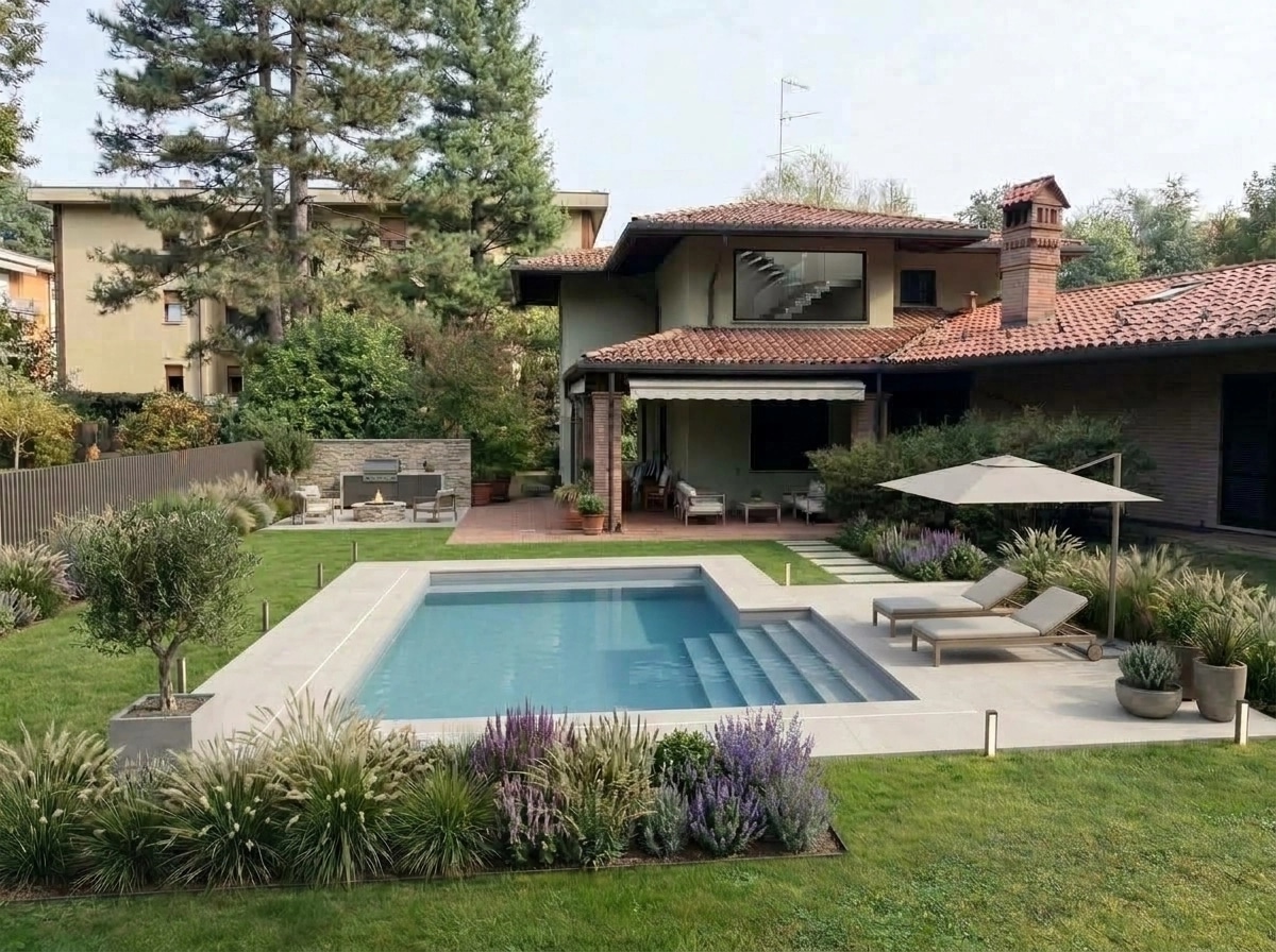 Contemporary Yard Yard design — yard photo by GenRoom AI