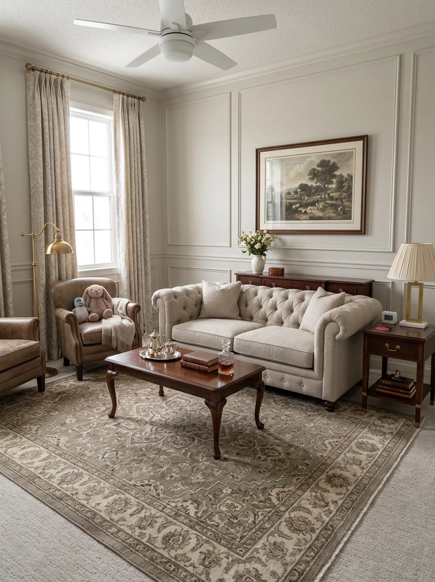 Interior design in British style — Bedroom by GenRoom AI