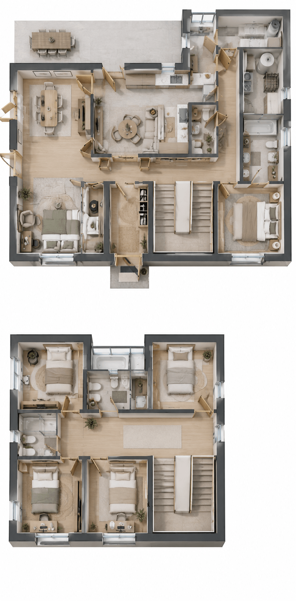 Minimalism Living Room design — interior photo by GenRoom AI