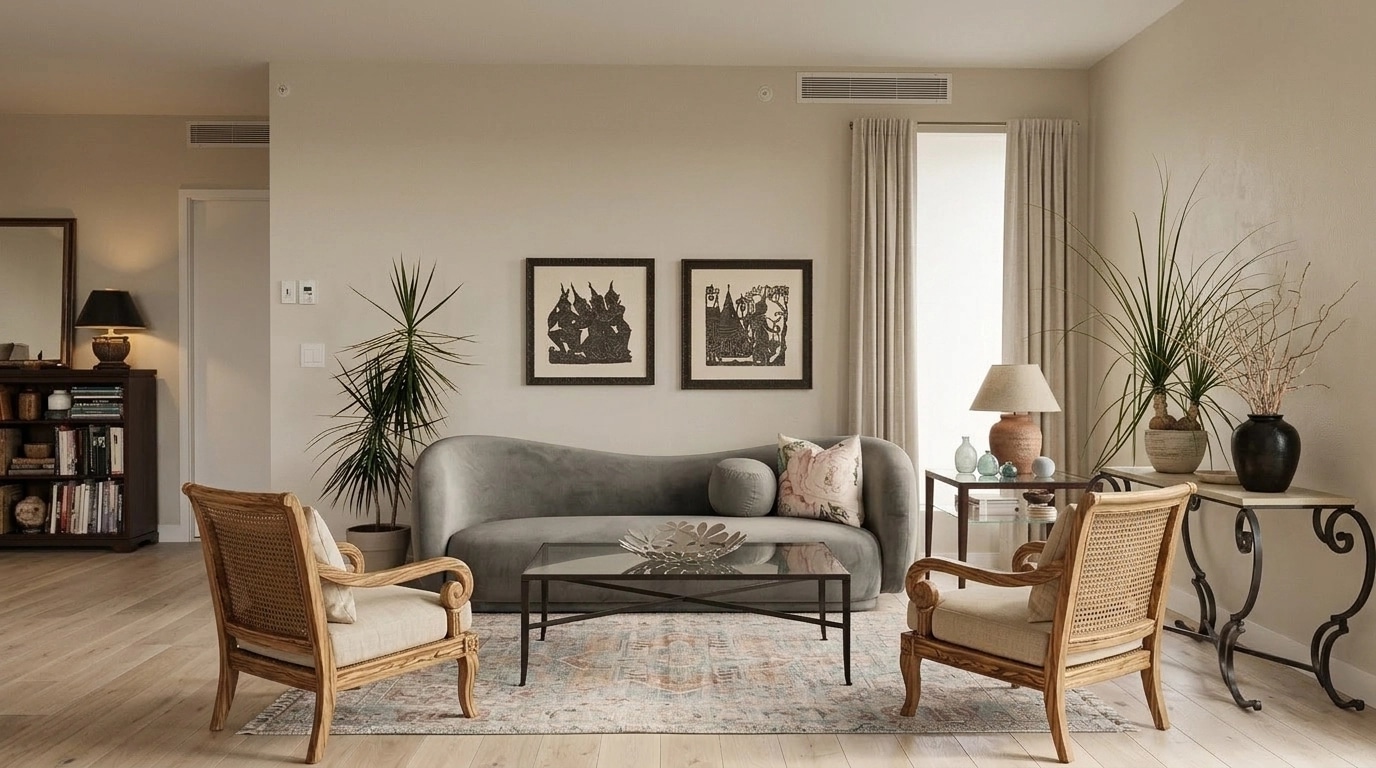 Interior design in Mediterranean style — Living Room by GenRoom AI