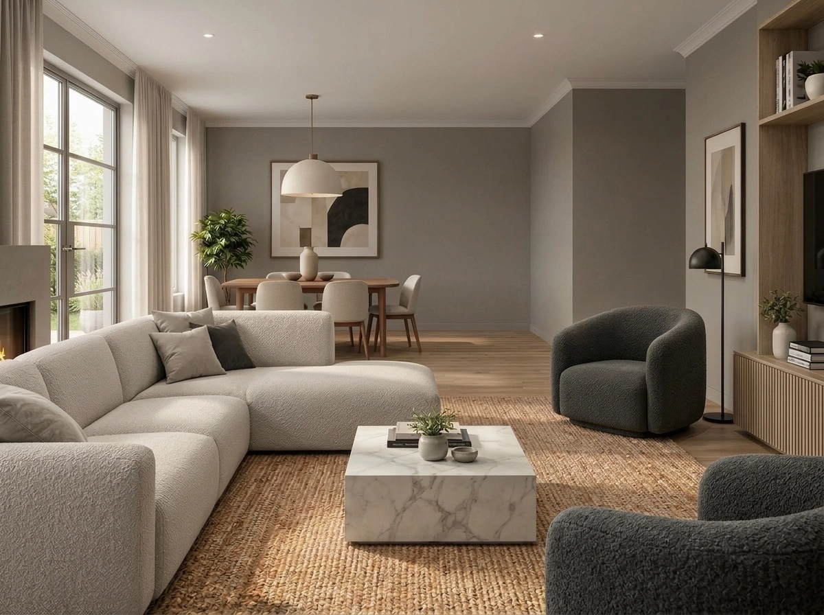 Interior design in Contemporary style — Living Room by GenRoom AI