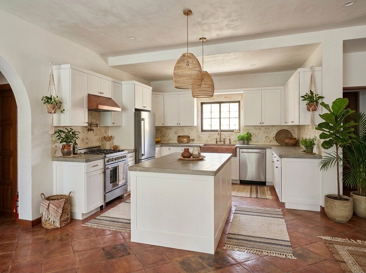 Bohemian Kitchen design — interior photo by GenRoom AI