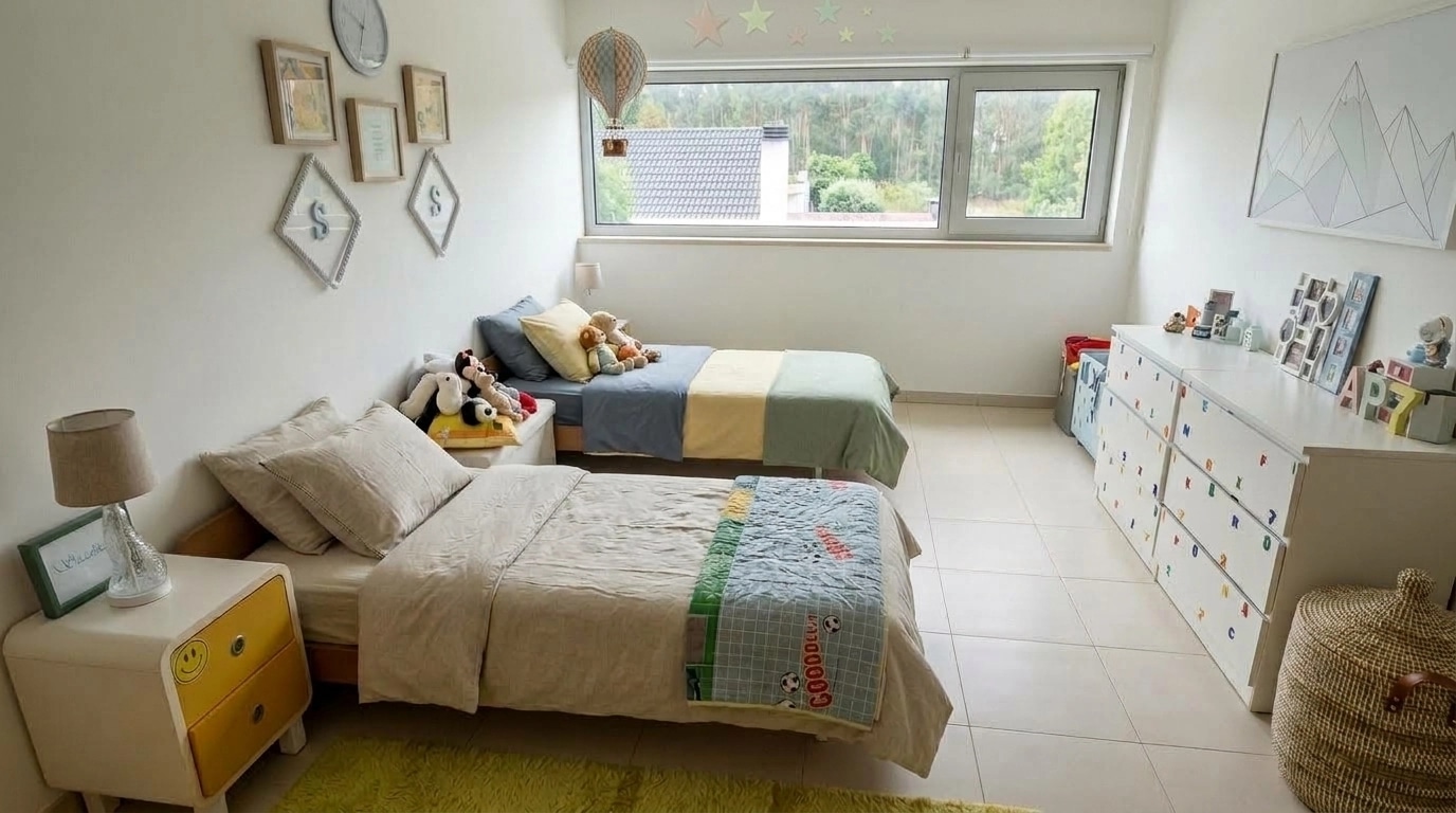 Scandinavian Bedroom design — interior photo by GenRoom AI