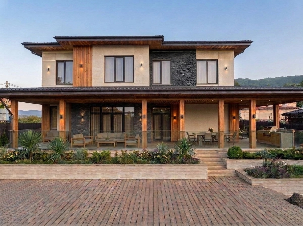 Contemporary Facade Facade design — facade photo by GenRoom AI