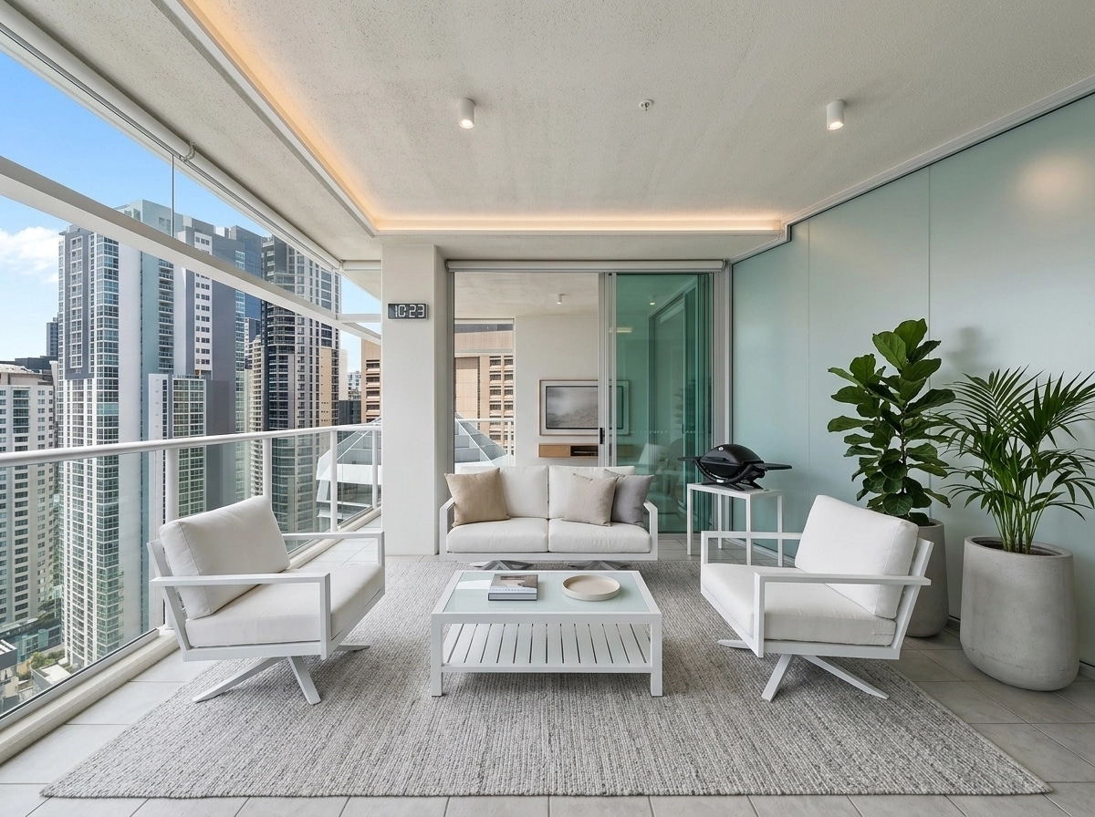Interior design in Minimalism style — Living Room by GenRoom AI