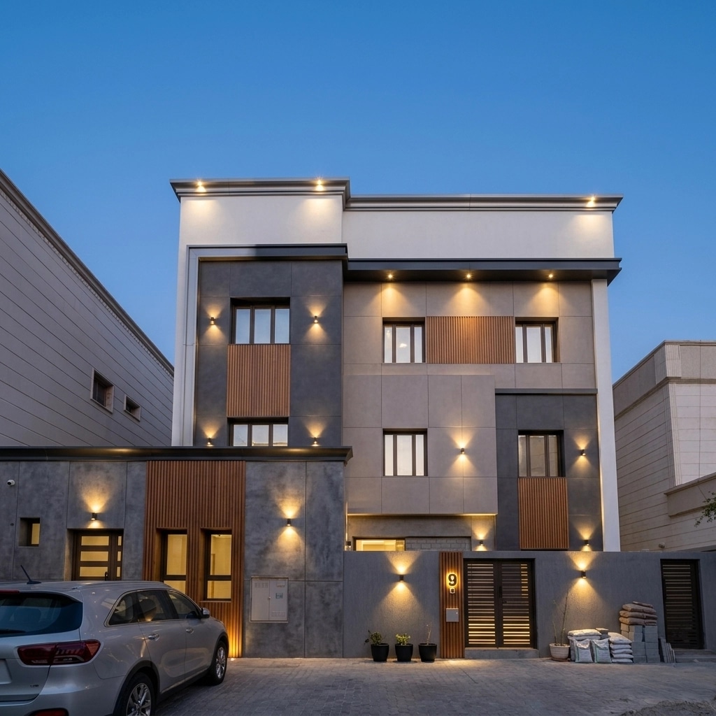 Contemporary Facade Facade design — facade photo by GenRoom AI