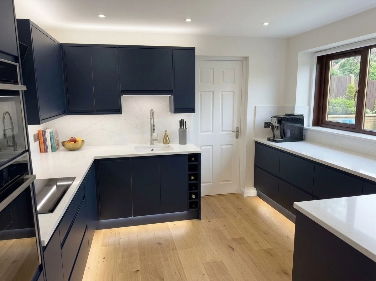 Kitchen interior in Contemporary style — photo by GenRoom AI