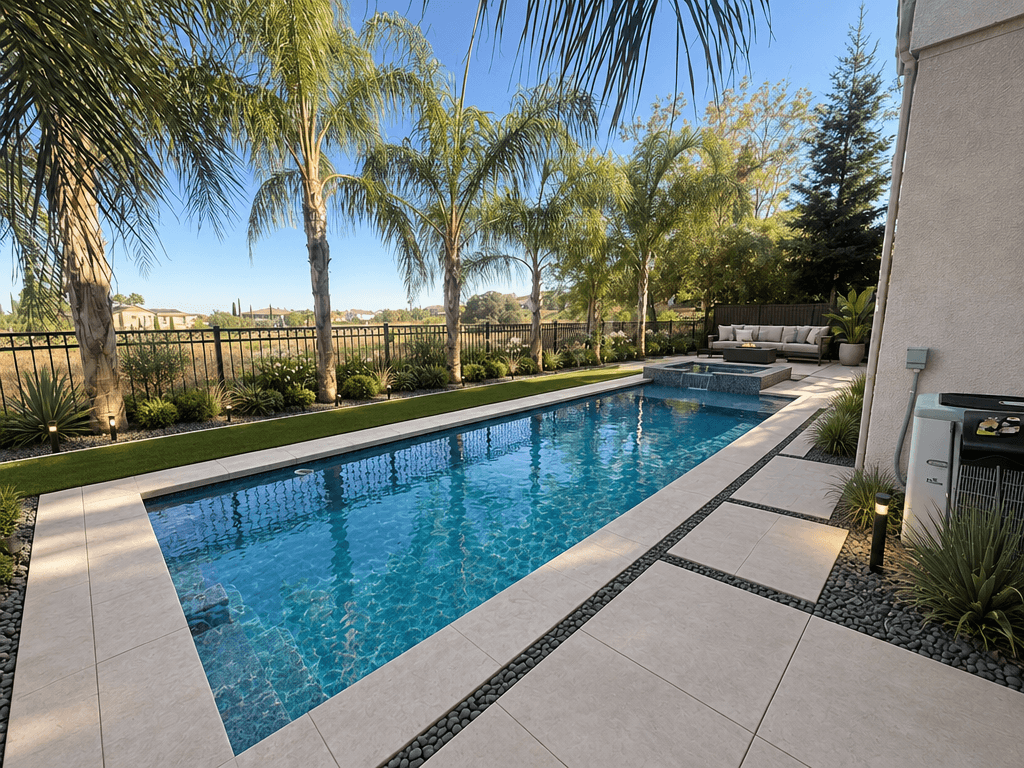 Landscape design in Minimalist Yard style — Yard by GenRoom AI