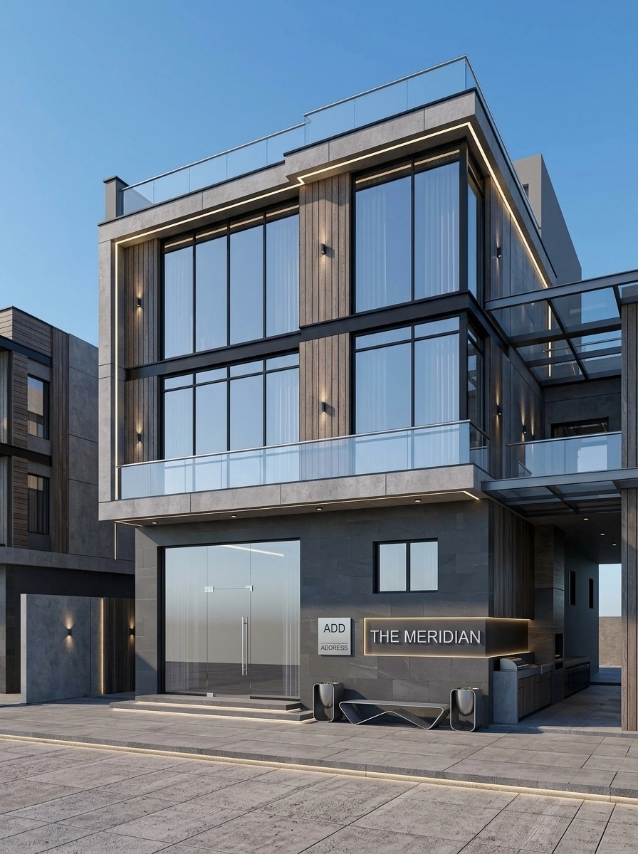 Facade design in Contemporary Facade style — Facade by GenRoom AI