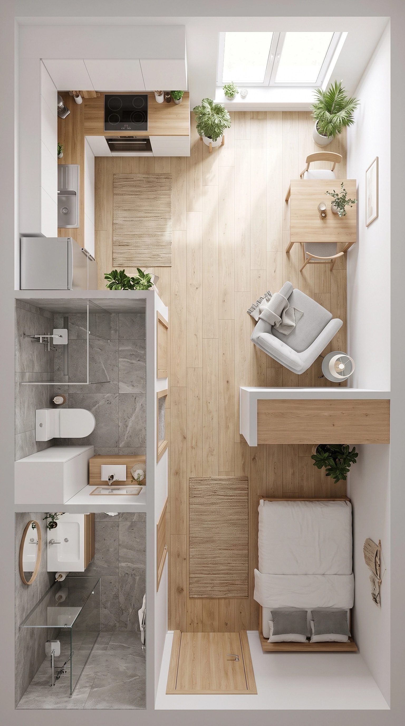 Scandinavian Living Room design — interior photo by GenRoom AI