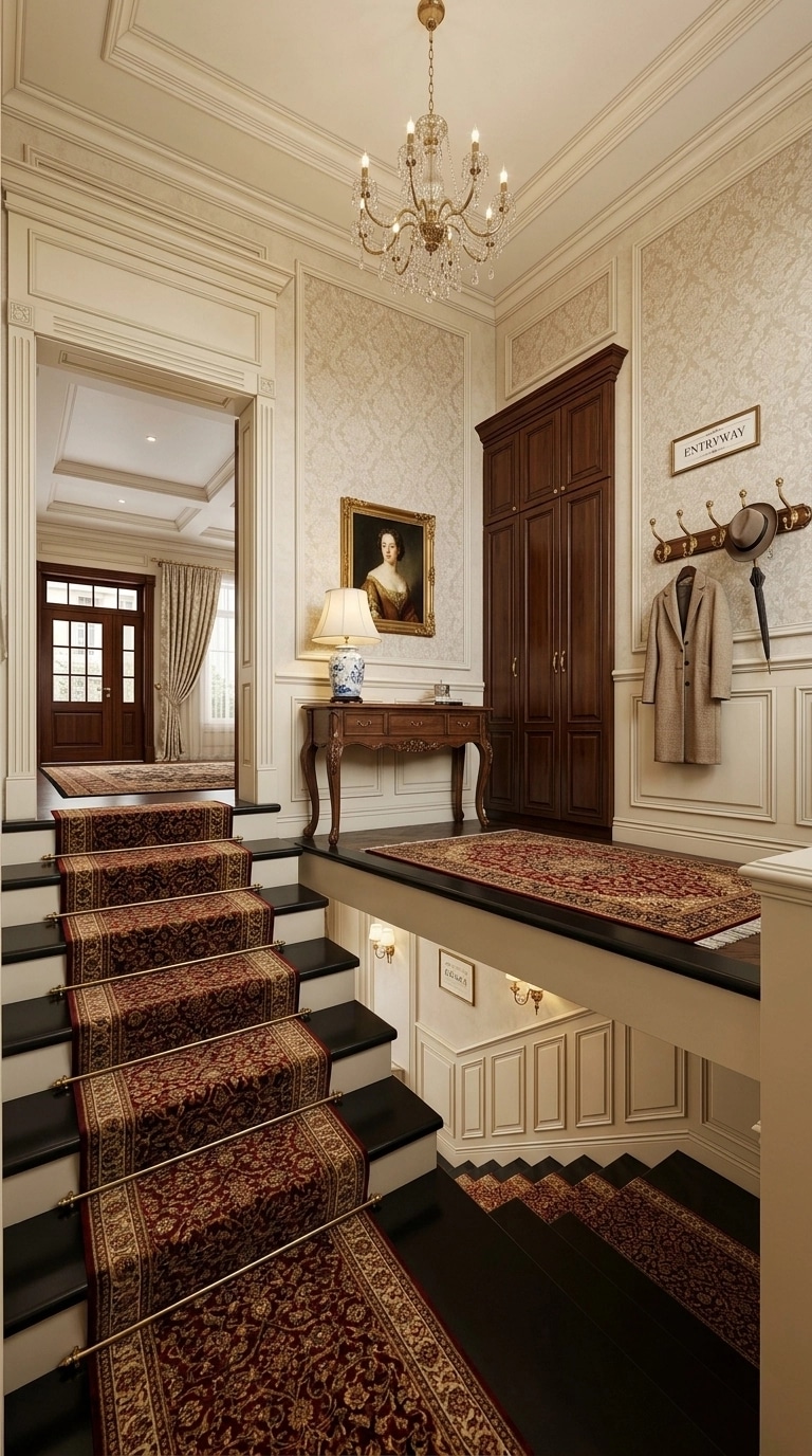 Interior design in Classic style — Hallway by GenRoom AI