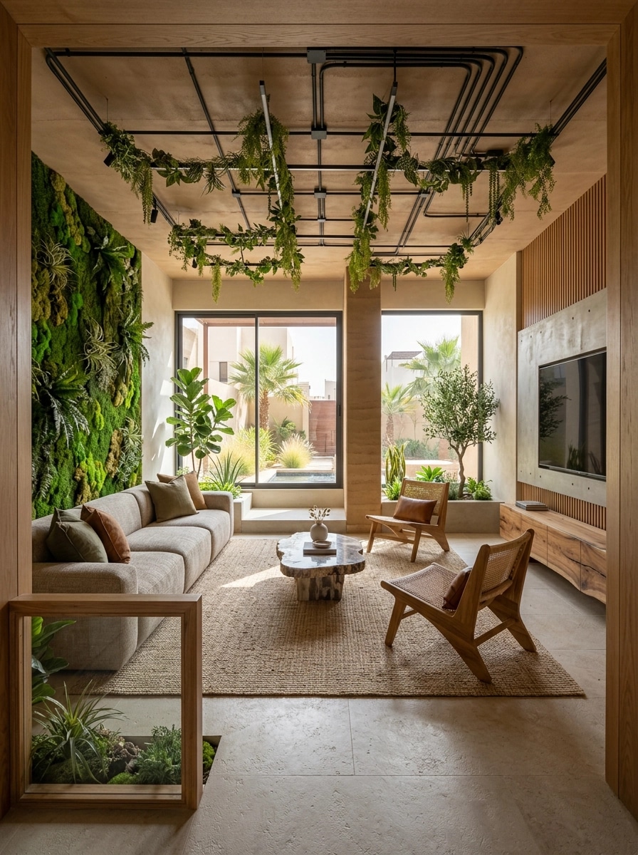 Biophilic Bedroom design — interior photo by GenRoom AI