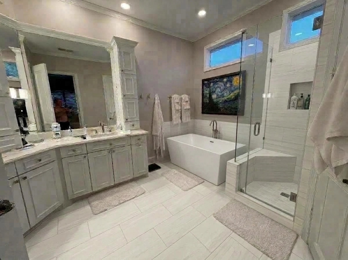 Bathroom interior in no_style style — photo by GenRoom AI