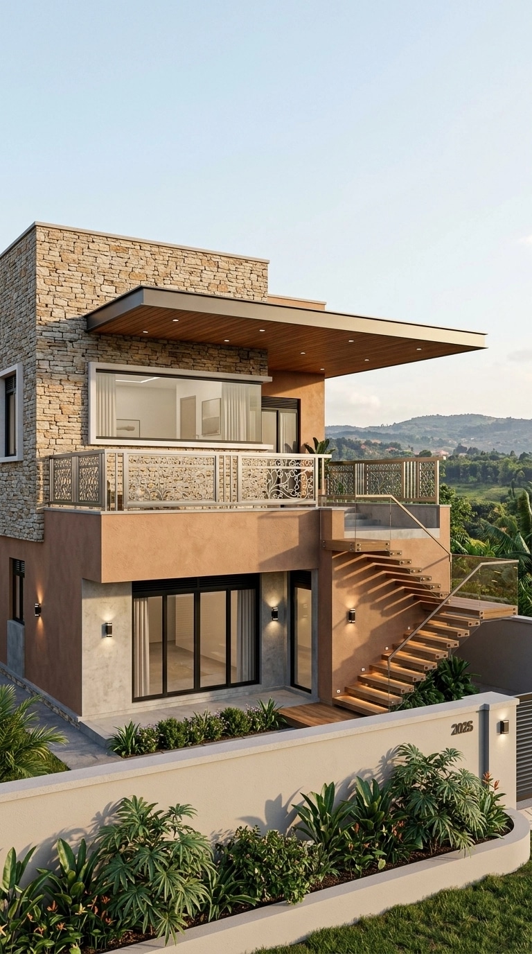 Contemporary Facade Facade design — facade photo by GenRoom AI