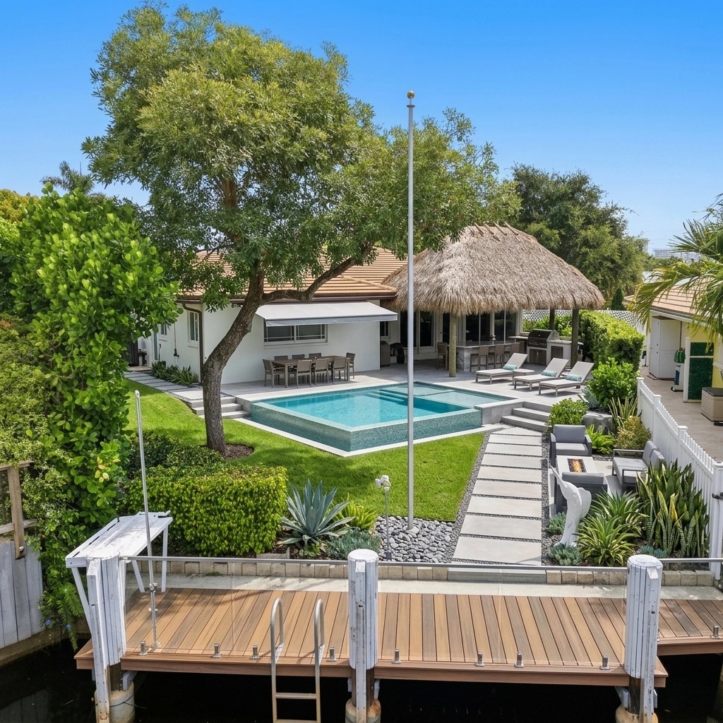 Landscape design in Contemporary Yard style — Yard by GenRoom AI