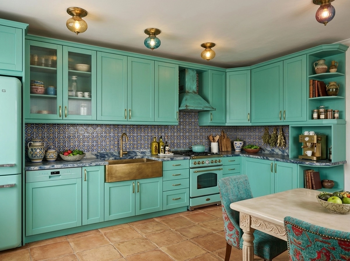 Mediterranean Kitchen design — interior photo by GenRoom AI
