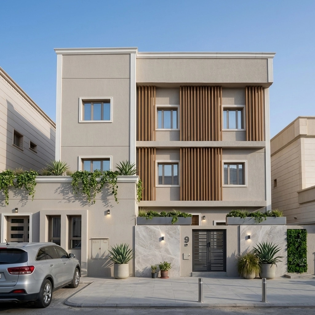 Contemporary Facade Facade design — facade photo by GenRoom AI