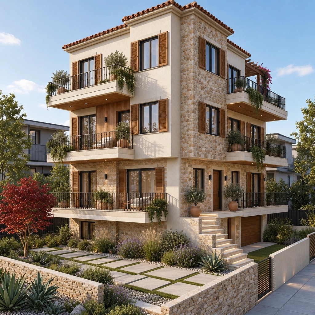 Facade design in Eclectic Facade style — Facade by GenRoom AI