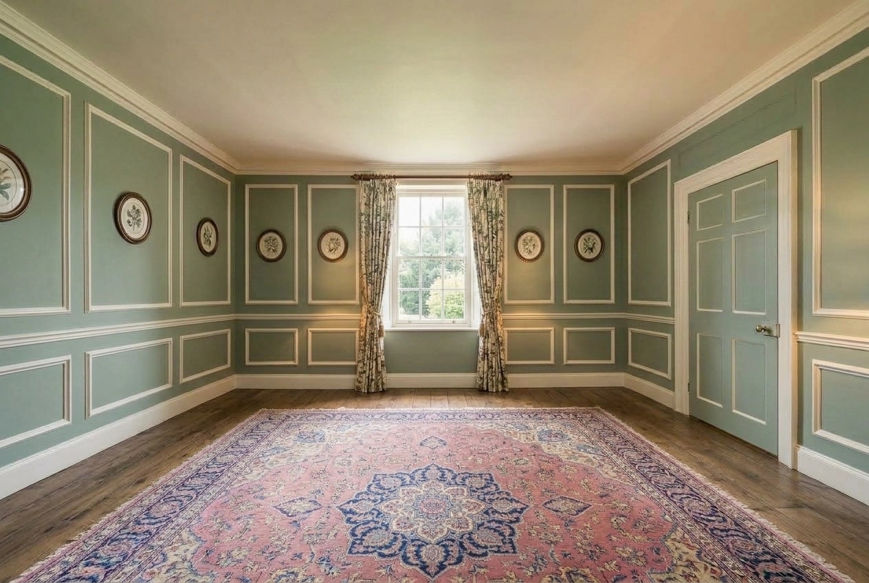 Interior design in British style — Living Room by GenRoom AI