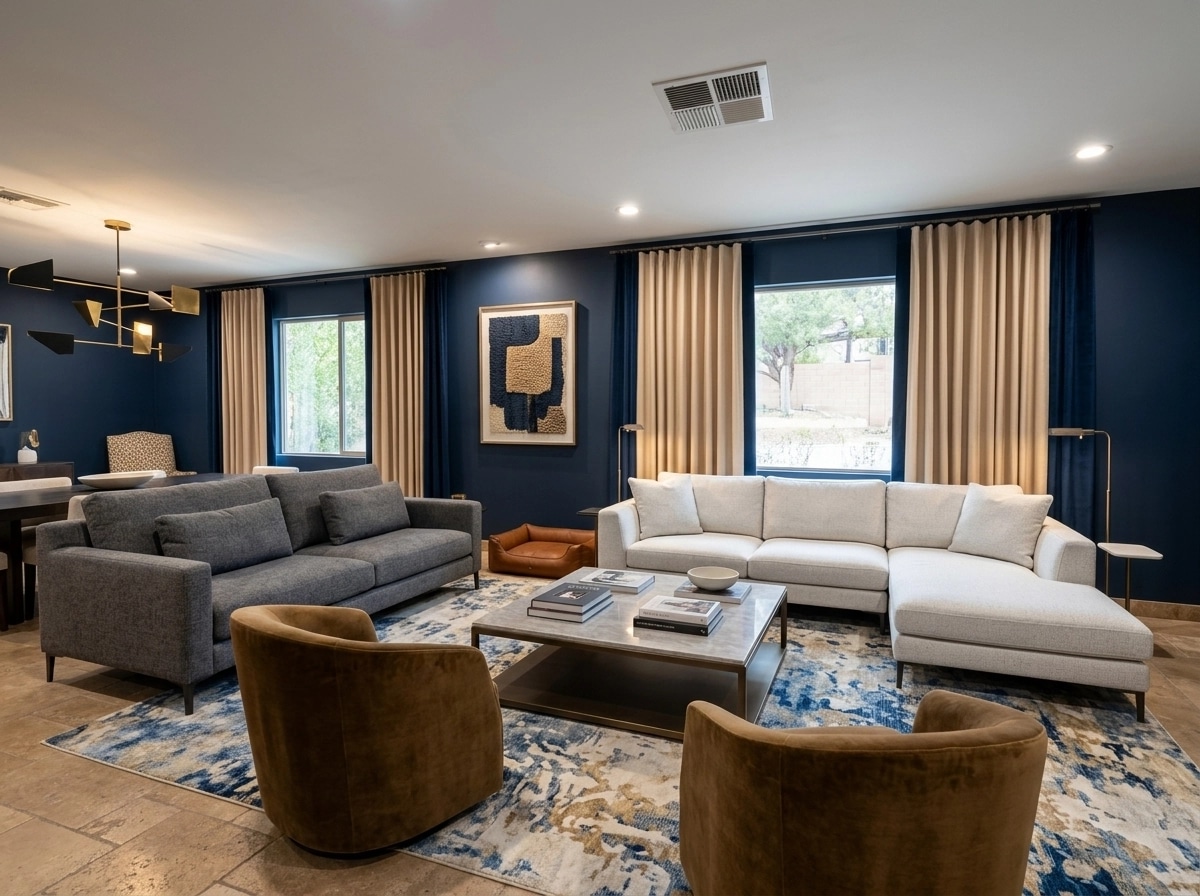 Interior design in Contemporary style — Living Room by GenRoom AI