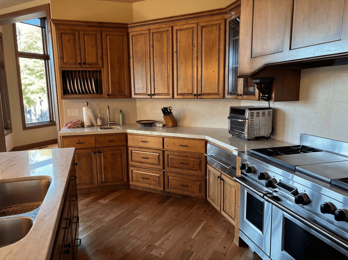 Kitchen interior in no_style style — photo by GenRoom AI