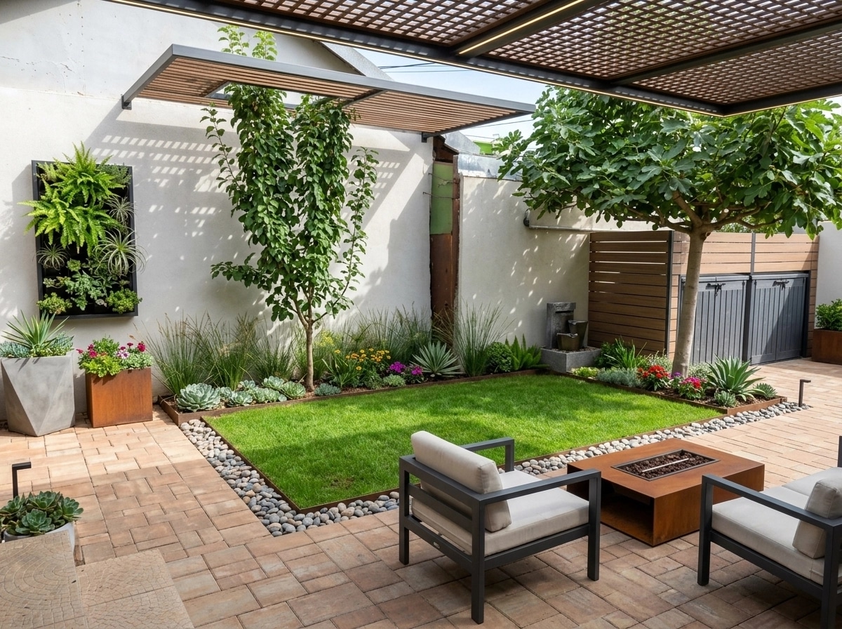 Contemporary Yard Yard design — yard photo by GenRoom AI