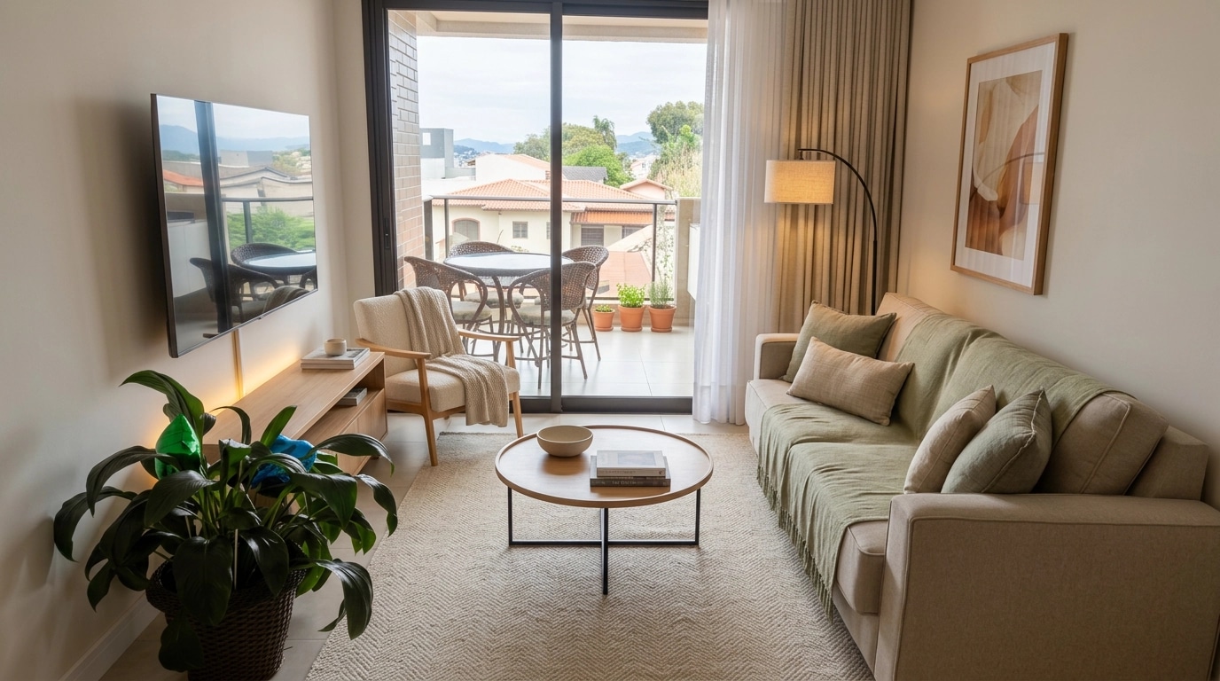 Interior design in Contemporary style — Living Room by GenRoom AI