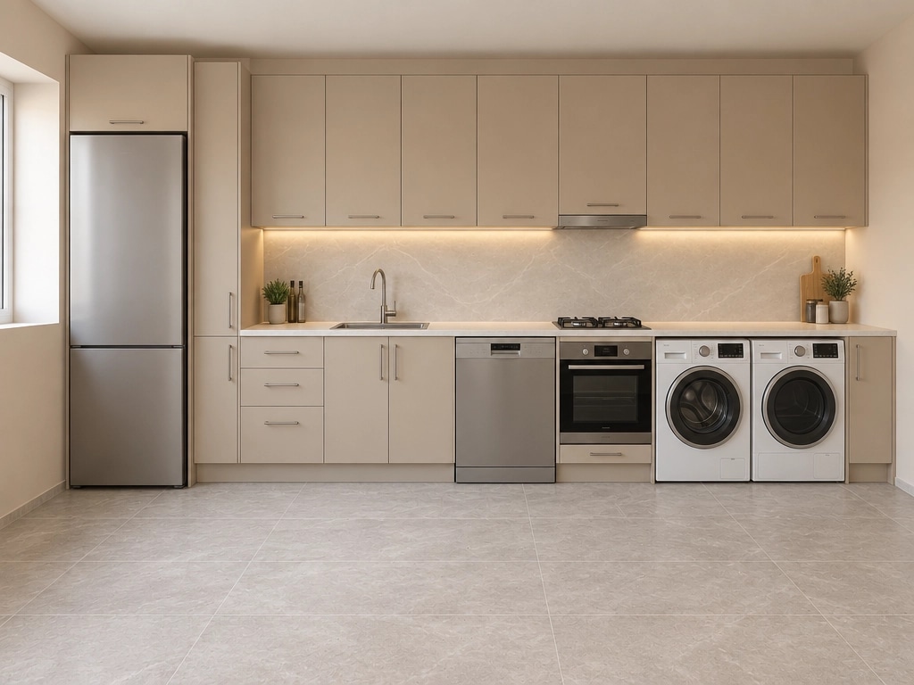 Kitchen interior in no_style style — photo by GenRoom AI