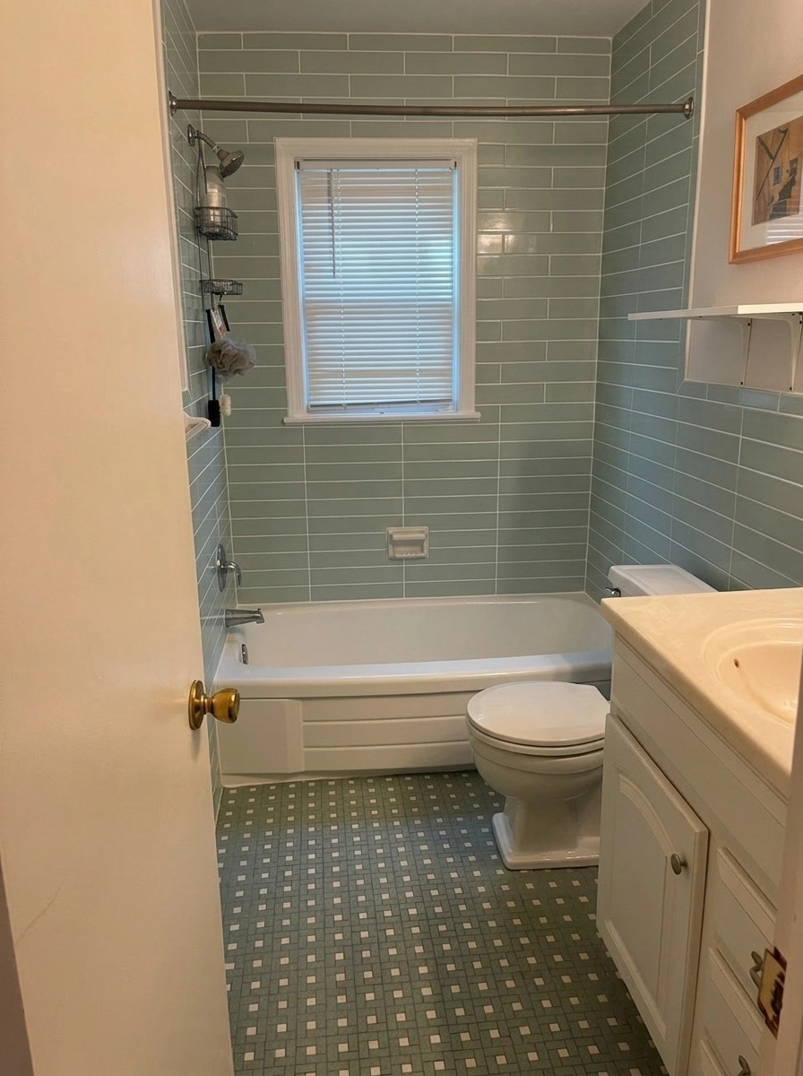 Bathroom interior in no_style style — photo by GenRoom AI