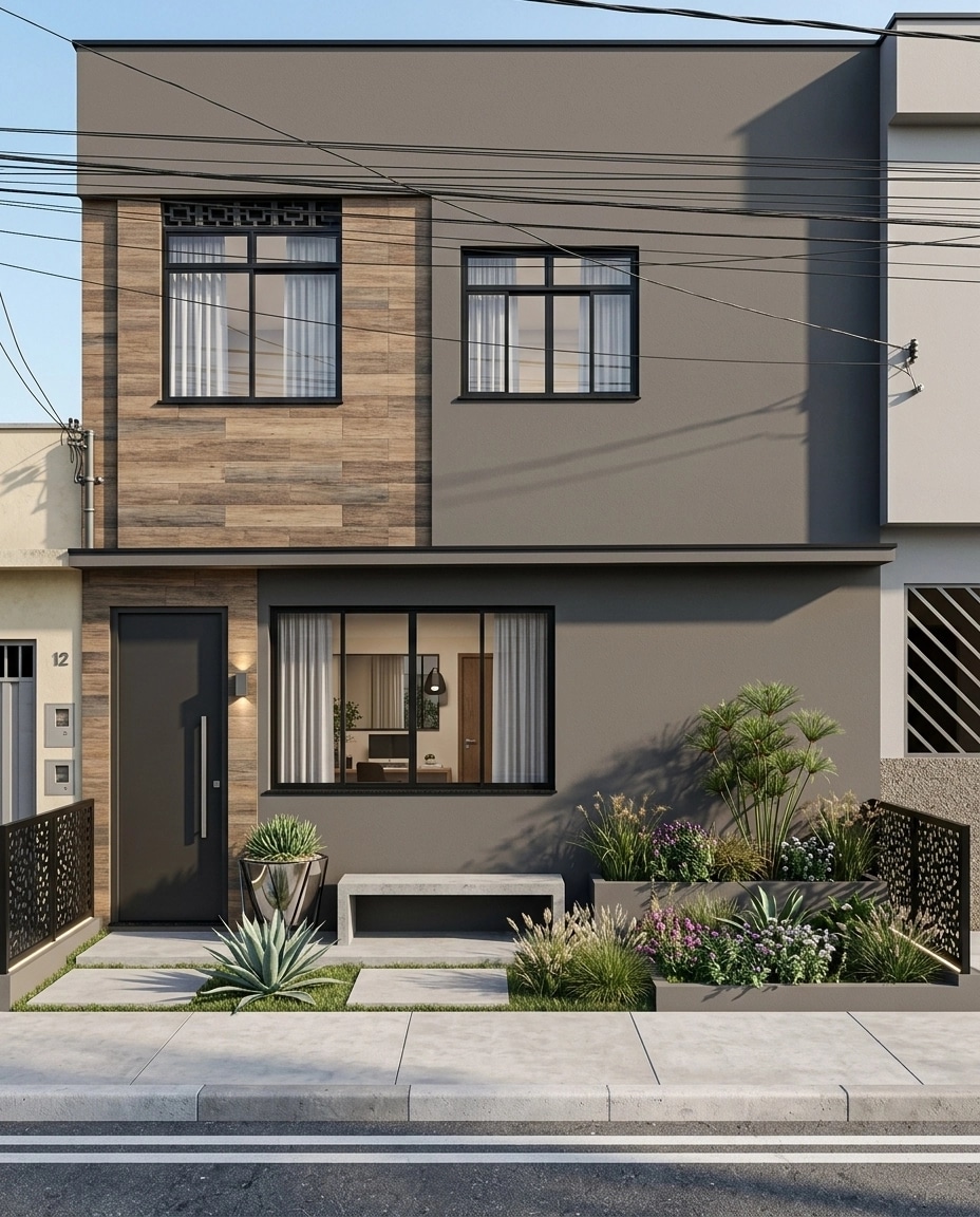 Contemporary Facade Facade design — facade photo by GenRoom AI