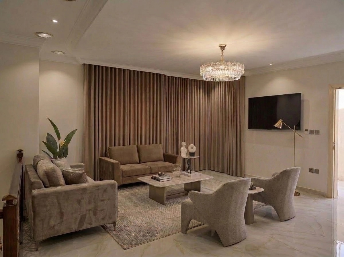 Interior design in Contemporary style — Living Room by GenRoom AI