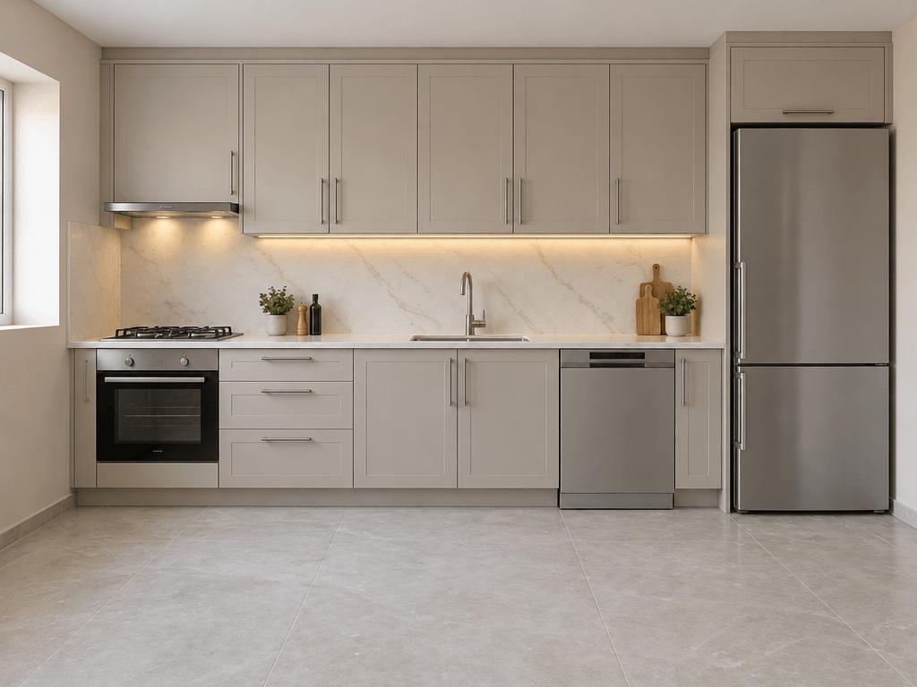 Interior design in Contemporary style — Kitchen by GenRoom AI