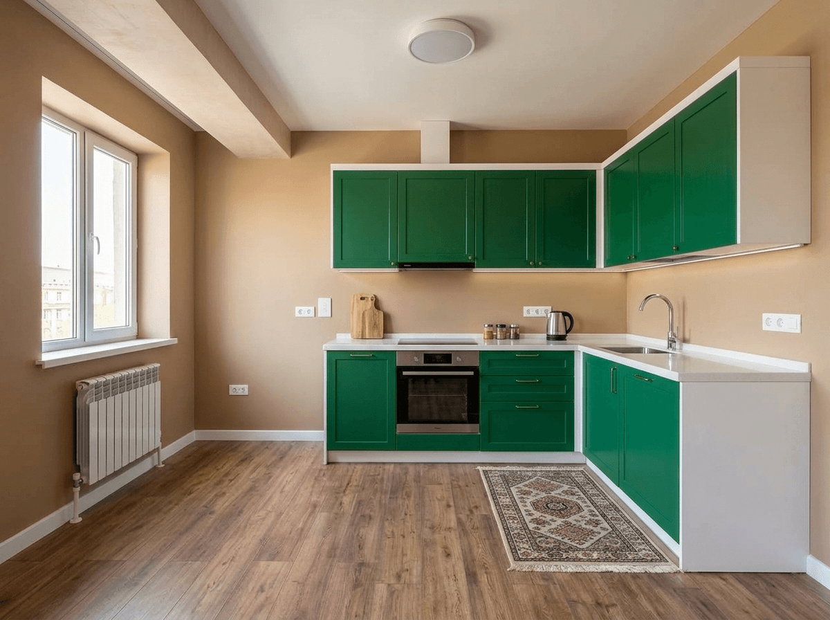 Kitchen interior in no_style style — photo by GenRoom AI