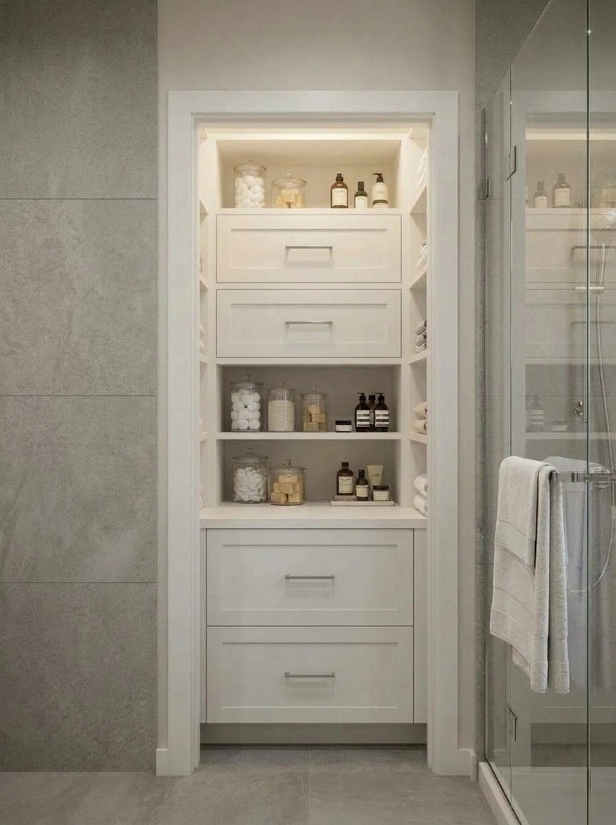 Bathroom interior in Contemporary style — photo by GenRoom AI