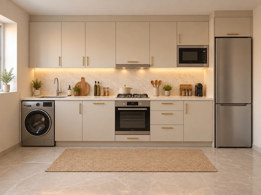 Kitchen interior in no_style style — photo by GenRoom AI
